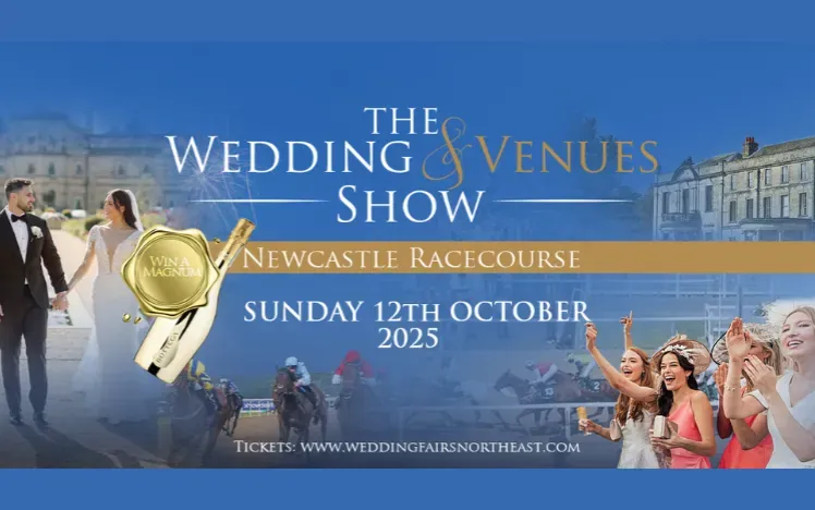 The Wedding and Venues Show at Newcastle Racecourse on Sunday 12th October
