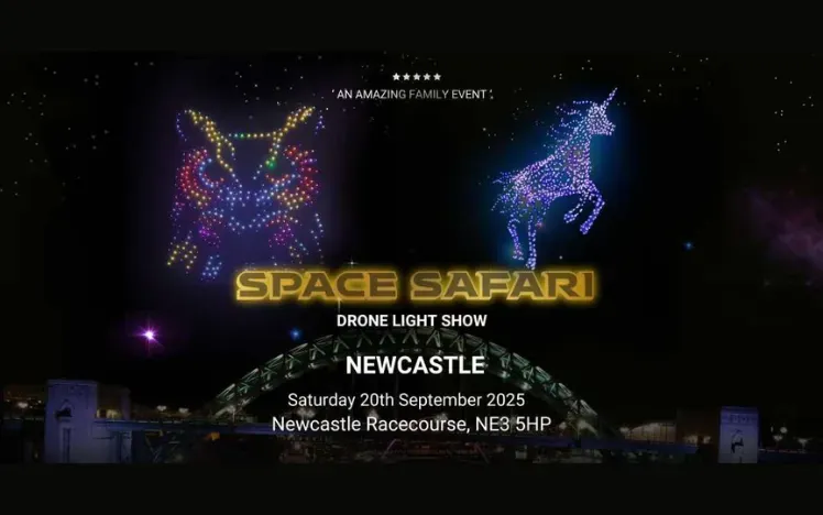 SPACE SAFARI DRONE LIGHT SHOW