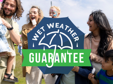 Wet Weather Guarantee on Family Fun Days!