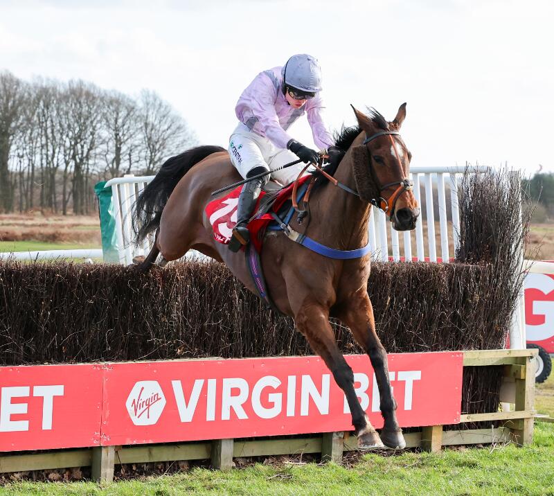Knockanore wins the Eider Chase at Newcastle Racecourse!