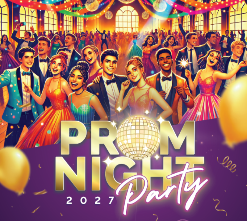 prom nights 2027 at newcastle racecourse artwork