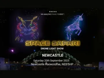 SPACE SAFARI DRONE LIGHT SHOW