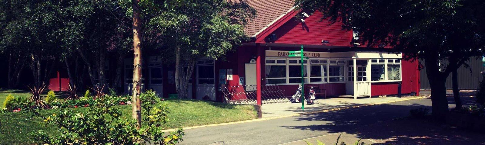 Parklands golf reception building at Newcastle Racecourse