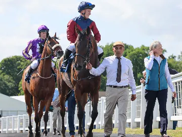 Winner of the Seaton Delaval Trophy entering the parade ring